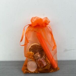 Homemade Crystal and Candle Bag